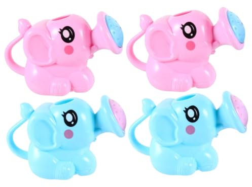 4 Piezas regadera de Elefante regadera de baño Jarra de riego Juguetes baño Bebe Juguetes bañera Bebe Juguetes Infantiles Juguetes niño Adorno Divertido para la Hora del baño Tina