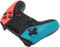 Controller Wireless con Vibrazione e Turbocompressore a Doppio Motore, Gamepad con Batteria a Lunga Durata, per Lite, PC, (Blu Rosso)