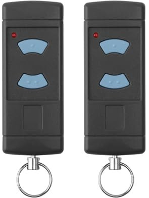 Zjyufy 2 Pack Garage Door Remote Handheld Transmitter Replacement, Handheld Garage Door Opener Remote for HSM4 HSM2 868MHZ Garage Doors Rolling Shutter Doors Telescopic Doors Gates