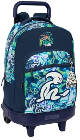 Safta EL NIÑO KOOK - Mochila Grande con Ruedas, Compacta, Extraíble, Ideal para Niños de Diferentes Edades, Cómoda y Versátil, Calidad y Resistencia, 33x22x45 cm