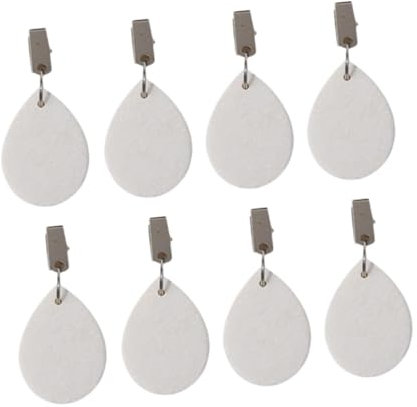 F Fityle 8X Tischdecke Gewichte Tischdecke Anhänger Duschvorhang Tischabdeckung Picknick Garten Schwere Outdoor Vorhang Gewichte für Familie Party Camping Hochzeit, Weiß 4 cm