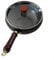 Hand-Forged Iron Pot (26.5x13.5x27.5cm), Uncoated Big Belly Design for Healthy Cooking, Traditional Cast Iron Skillet with Superior Heat Retention(24cm pot+glass lid)