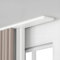 Binario Per Tende A Doppia Fila, Binario Per Tenda Da Soffitto Silenzioso, Binario Per Tende Nascosto Impieghi Gravosi, Binario Per Soffitto Adatto Per Soggiorno E Bagno(Bianco,180cm)