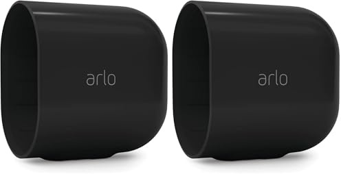 Arlo Zertifiziertes Zubehör, Wetterfeste Hülle Aus Polycarbonat, Kompatibel Mit Arlo Pro 3, Pro 4, Pro 5, Ultra 2 Überwachungskamera Aussen WLAN, Schwarz (Packung mit 2)