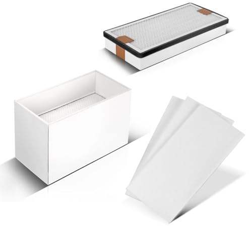 STAHLWERK Filter-Set mit 5 Filtern für Rauchabsaugung FE-300 ST – HEPA H13 | 3 Vorfilter-Filtermatten, 1 HEPA H13 Filter nach EN 1822, 1 Aktivkohle-Hauptfilter | für effektive Luftreinigung bis 99,97 %