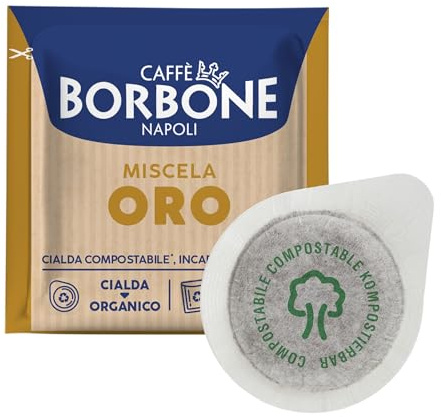 400 dosettes filtre papier 44 mm café borbone mélange or