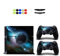 Skin for PS4, Chickw1 Design Folie Aufkleber Sticker schützende Haut Schale für Sony Playstation 4 Konsole und 2 Dualshock Controller Skins + 10 pc Silikon Thumb Grips + 2pc zufällig Light Bar (Erde)