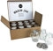 Mini Mason Jar 4 Ounce Mugs (Not Full Size) - Set of 12 Miniature Glasses With Handles And Leak-Proof Lids - Great For Gifts, Drinks, Favors, Candles And Crafts