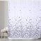 KAV Rideau de Douche en Polyester imperméable et résistant à la moisissure (220 cm de Large x 180 cm de Hauteur) Accessoires de décoration d'intérieur avec 12 Crochets de Rideau (Gris mosaïque/Blanc)