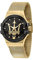Maserati Herrenuhr, Potenza Kollektion, aus Edelstahl, Gelbgold PVD, mit Edelstahl-Armband - R8853108006