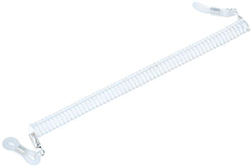 Elastisches Spiralband mit Silikon-Gummi-Schlaufe mit starkem Halt in Transparent