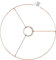 Graine Créative Ring für Lampenschirm, Kupfer, 30 cm