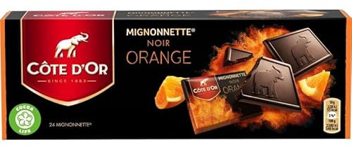 CÔTE D'OR - Mignonnette Chocolat Noir Orange 240G - Lot De 3
