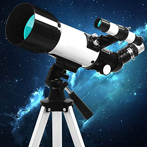 Télescope Enfants Télescope Astronomique, 70mm Ouverture Télescope Astronomique Réfracteur, Professionnel Stargazing D'entrée De Gamme Des Étudiants Télescope Spatial, Télescope Voyage Portable Telesc