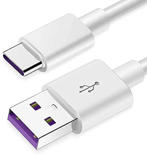 OcioDual Cavo USB Tipo C 1,5m Bianco 4.2A 120BA Caricabatterie Carica Rapida Ricarica e Dati per Telefono Cellulari Smartphones Tablets