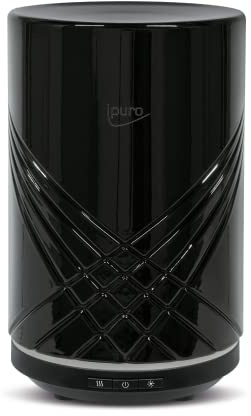 ipuro - Aroma Diffuser Air Sonic elegance black - eleganter Duftöl Diffuser mit Intervall- und Dauerbetriebsfunktion - stilvoller Luftbefeuchter mit Licht und Ultraschall Technologie