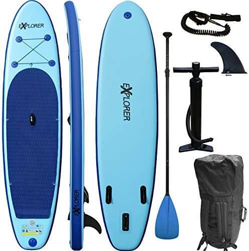 EXPLORER SUP Board Stand Up Paddle Surfboard aufblasbar Stand Up Paddling ISUP ALF2 320 cm