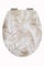 Wirquin 20723080 Abattant WC avec frein de chute Diplomat 100% FSC, top fix, déclipsable, palm