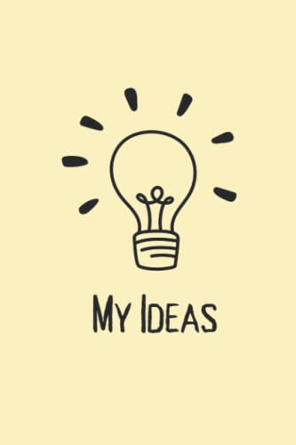 My Ideas Yellow Notebook | 100 Pages Lined