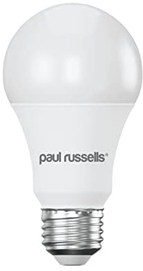 paul russells LED GLS - Dimmable Edison Screw Light, 14W 1521 Lumens E27 A70 LED Bulbs, 100w Equivalent, 6500K Daylight, Dimmer Standard ES Energy Saving Ceiling Lightbulbs, Pack of 1