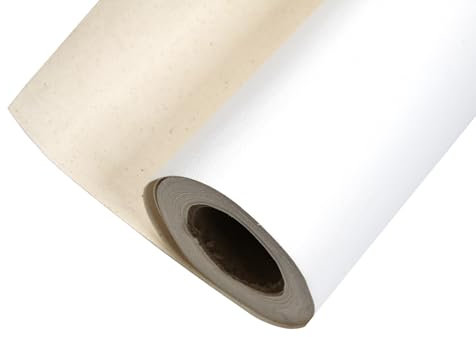 Paintersisters Premium 380 gr/m² Leinwand auf Rolle 10m x 160cm, Sonderposten malfertig vorgrundiert, 100% Baumwolle, sehr reißfest! Leinwandrolle