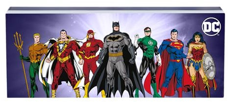 Lampe décorative DC Comics - Justice League - A poser ou a accrocher au mur - 30cm - Licence officielle