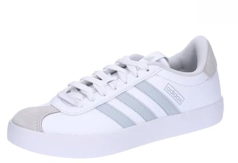 adidas Femme VL Court Shoes, Cloud White/Halo Blue/Grey One, 41 1/3 EU