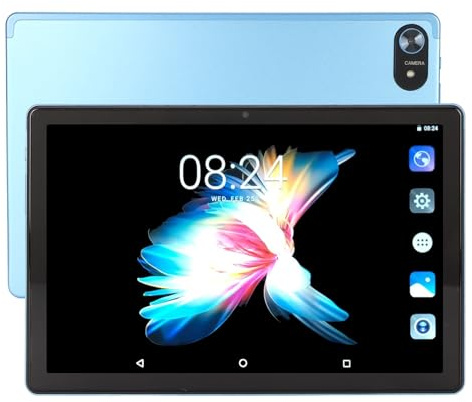 10,1-Zoll-HD-Tablet, FHD 2560X1600-Touchscreen-Display, Android 13 MT6592 8 Core 8 GB RAM 128 GB ROM BT-WLAN-Tablet, 8 MP 16 MP, Dual-SIM-Dual-Standby, für Arbeitsspielvideos