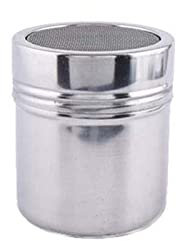 SOYDAN Coladores de Alimentos, Olla for espolvorear Acero Inoxidable Matcha Café Cacao en Polvo Tamiz for el hogar Botella de harina for Hornear Tamiz de azúcar en Polvo Plumero/90