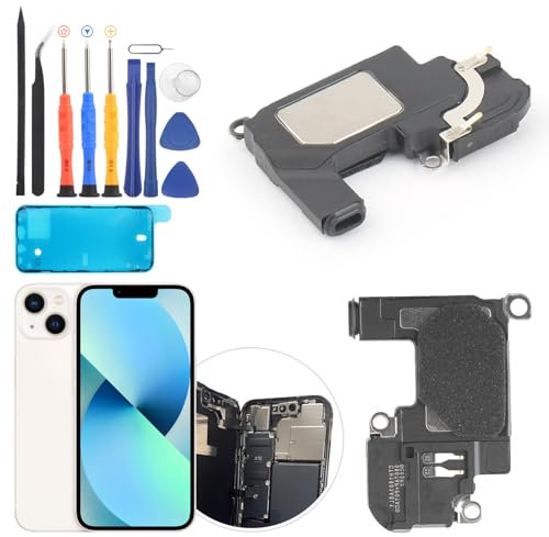 YWLRONG Earpiece Speaker for iPhone 13 Ear Speaker Replacement for iPhone 13 Speaker Replacement Earphone Speaker Sound Receiver Assembly Parts with Tools