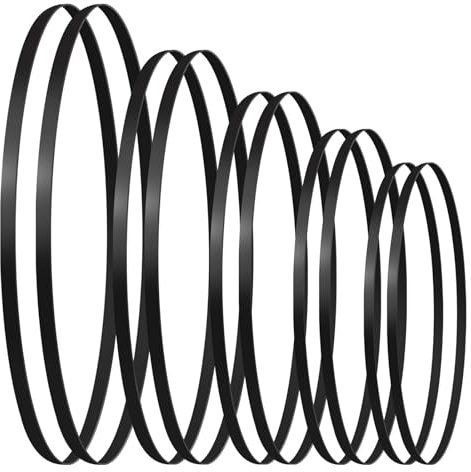 Kingke Juego de 10 correas de goma para tocadiscos, grabadora, correa de goma de repuesto, tocadiscos, correas de transmisión