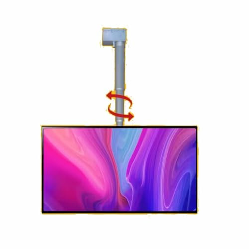 GUODDM Support TV Motorisé Au Plafond, avec Télécommande Support TV Motorisé, Rotation Manuelle À 360° Élévateur TV Électrique Télescopique, Convient Au Support TV Motorisé De 32 À 70 Pouces(60cm)