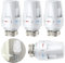 ZiYuya Temperature Control Valves Thermostatic Valve Head, TRV M30x1.5 Thermostatic Radiator Head Radiator Automatic Standard Radiator Valves Replacement Fixed Head (1)