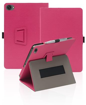Protective Case For HiGrace C10 Tablet 10 inch Android 14 New 2024– Shockproof Cover With Hand Strap Magnet and two folding methods,Slim and Durable Case,WaterProof,Anti-Scratch,Rose