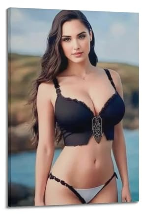 WAWYY Poster, berühmte Schauspielerin Gal Gadot, sexy Poster, Wandkunst, Schlafzimmer, Heimdekoration, hängendes Bild, Leinwandbild, 20 x 30 cm