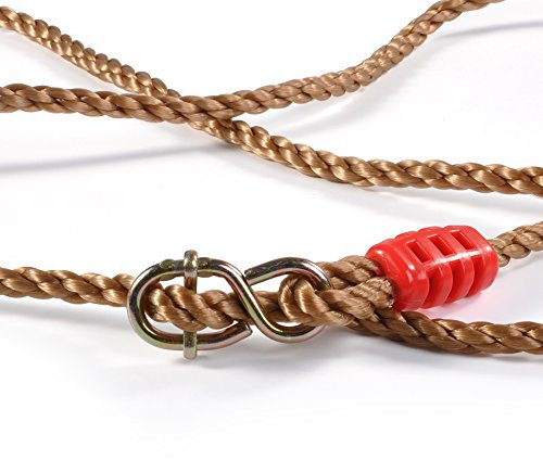 Hängemattengurte, Baumschaukel-Hängegurte, Baumschaukelgurte mit Haken, 2 Stück Verstellbare Schaukelseile, 1,8 M Lange Hängeverlängerung, Baumgurte, Schaukelverlängerungsgurte