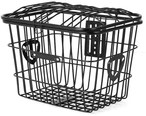 Culnflun Bicycle Front Basket,with Rustproof Iron Wire Metal Frame,High Load Bearing Large Space Universal Bike Storage Basket for Outdoor Riding And Daily Commute