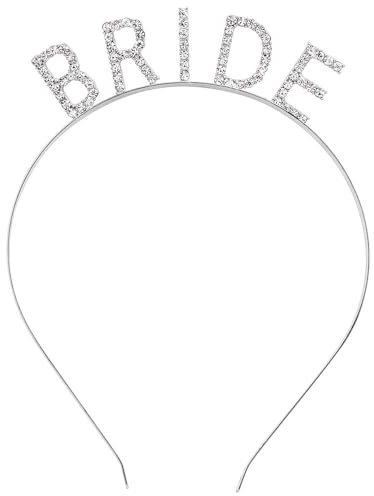 DIELOVEHUA Bandeau Bride, Bride to Be Tiara, Bandeau de Mariée en Strass, Serre Tete Mariage, pour Soirée Entre Filles, Mariage, Décorations de Mariée, Douche Nuptiale