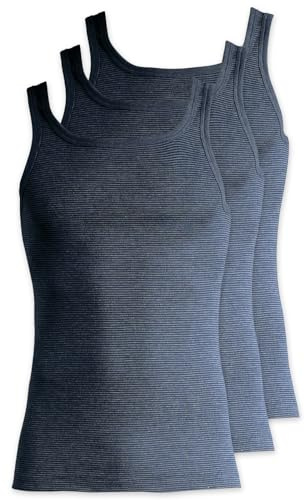 ESGE 3er Pack Herren Unterhemd Jeans 535-01-600 Gr. 6XL in Marine