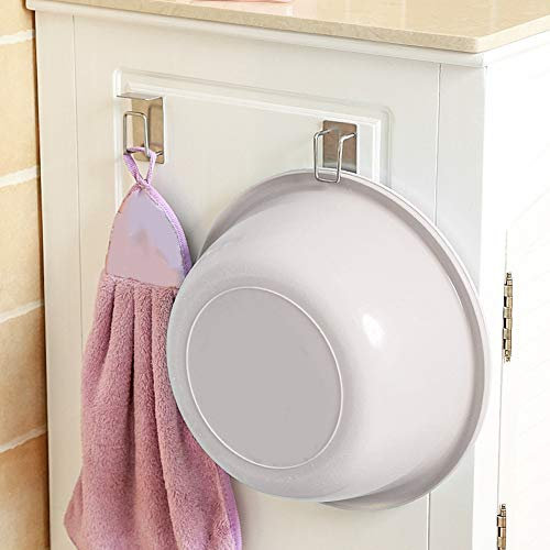 RASTKY Crochet de Lavabo en Acier Inoxydable, Type Suspendu au Mur, Support de Lavabo de Rangement pour Salle de Bain à Domicile pour le Rangement et la Serviette de Brosse de Bain