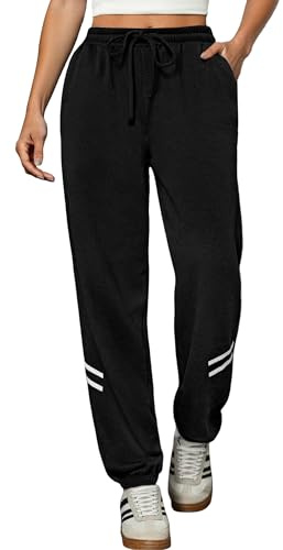 Uniexcosm Jogginghose Damen Lang Trainingshose High Waist Freizeithosen