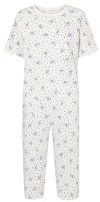Confezioni Emy Pyjama Complet Femme Homme - Pyjama Médicalisé pour Personnes Âgées avec Fermeture Éclair Arrière, Manches Courtes, Coton 100% Italie, Frais, S