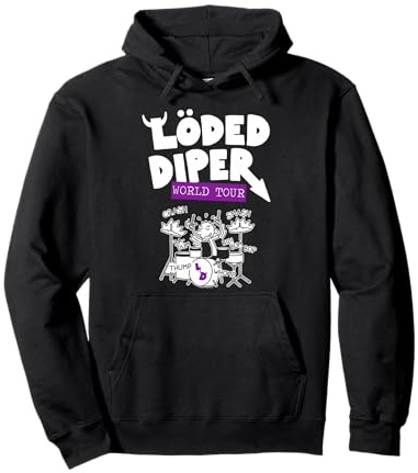 Diary of a Wimpy Kid Loded Diper Band World Tour Funny Pullover Hoodie