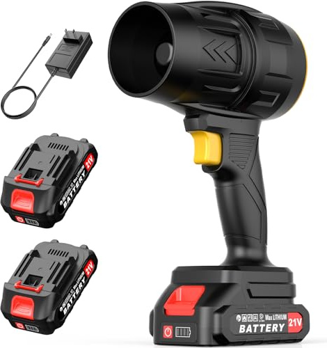 Sèche-linge portable sans fil 40 000 tr/min avec ventilateur turbo violent, mini souffleur à jet, turboverre, pour voiture, nettoyage, camping, extérieur