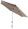 Doppler EXPERT Auto Tilt 320– Knickbarer Sonnenschirm für Balkon oder Terrasse – Regenabweisend – ca. 320 cm – Greige