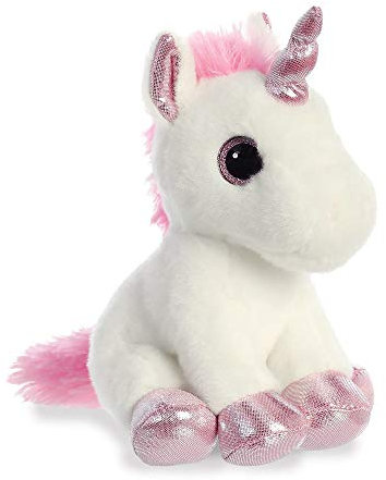 Aurora World 60867 Sparkle Tales Lolly Einhorn Plüsch, 18 cm Mehrfarben