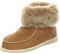 Lammfell Hausschuhe ZUGSPITZE Premium Fellschuhe aus 100% Merino Schaffell, Braun, 37 EU