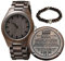 Kenon Gravierte hölzerne Uhr für Sohn und Freund, personalisierte hölzerne Uhr Geschenk für Freund, Abitur Geschenk von Mama, von Papa (Sohn An Papa)