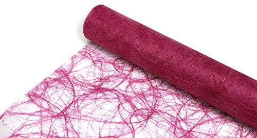 DEKOMARKET Sizoweb® Tischband Tischläufer Tischdecke 5 Meter lang, 30 cm breit (fuchsia)
