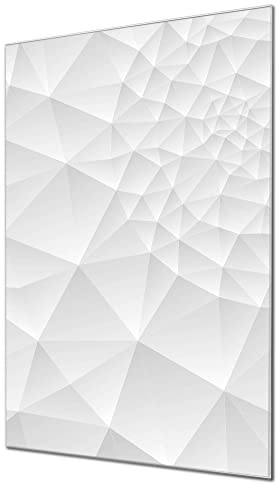 banjado Magnettafel aus Glas 50x75, abstraktes Muster, beschreibbar | Design-Glasboard für Notizen und Fotos, mit Motiv Nautilus als modernes Muster